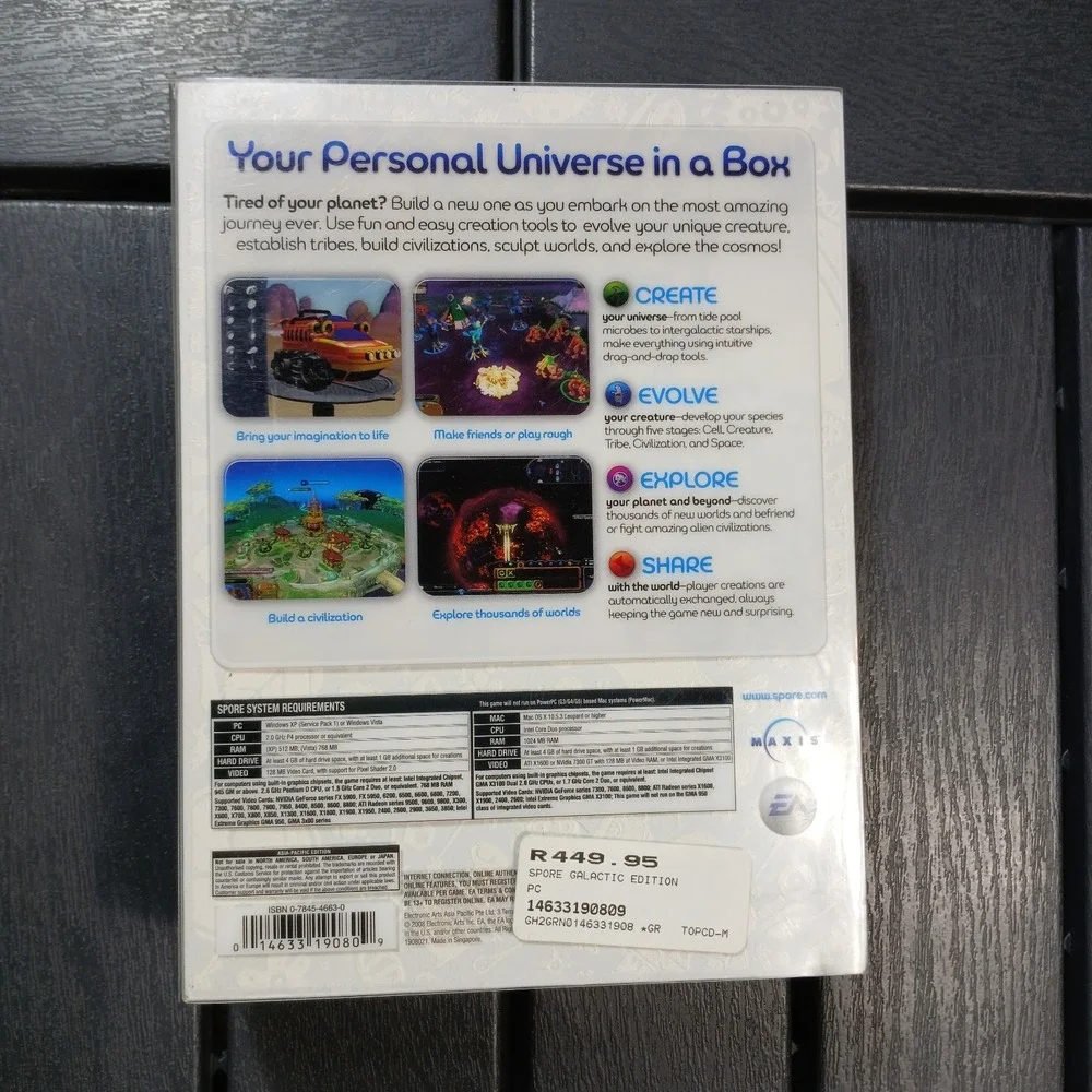 Spore:‎ Galactic Edition (Windows/Mac, 2008) ZB